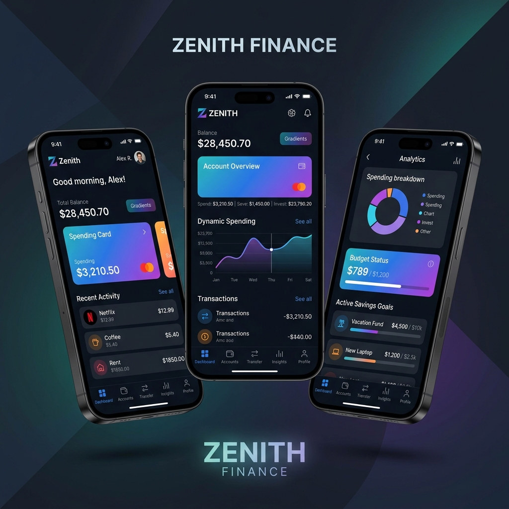Mobile app UI design
